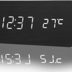 Digital Alarm Clock with Temperature Calendar