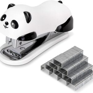 Panda Mini Office Stapler 12-Sheet with Remover