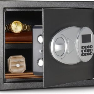 Black Electronic Keypad Steel Office Safe